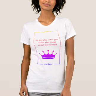 "Förtroende måste skapas - inspirationsoffert" T Shirt
