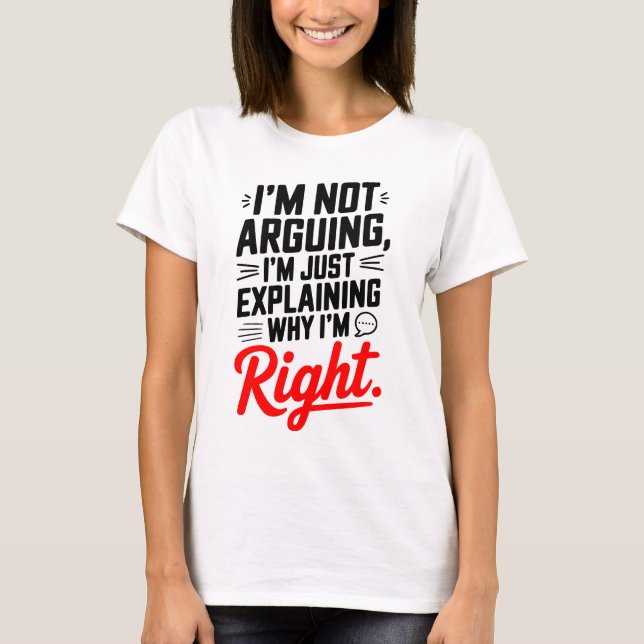 Förtroende med en tvist: Jag talar inte för Te T Shirt (Framsida)