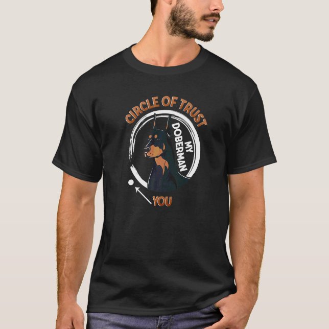 Förtroende min Doberman T Shirt (Framsida)