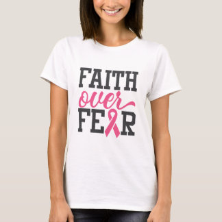 Förtroende över fruktan för bröstcancer t shirt