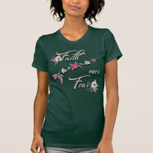Förtroende över fruktan t shirt