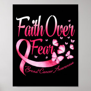Förtroende över rädslan för bröstcancer i Kärlek Poster