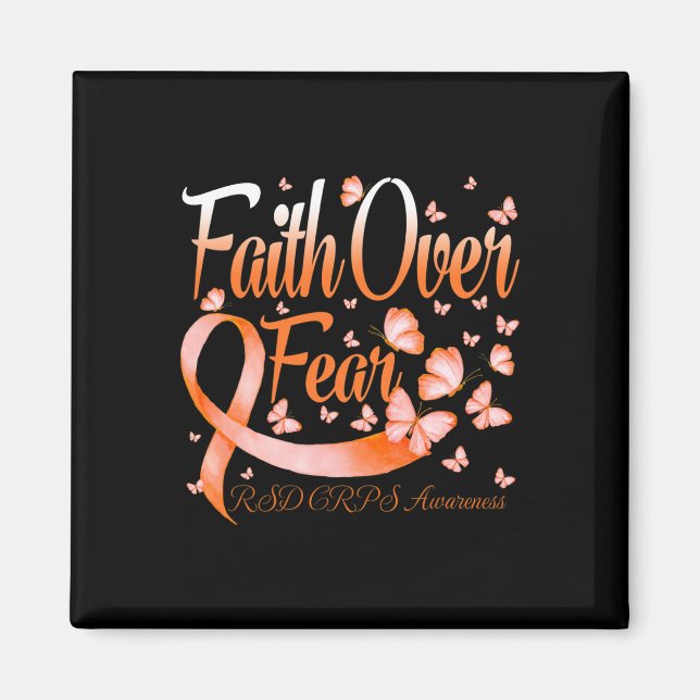 Förtroende över rädslan för RSD Crps Awareness But Magnet (Framsidan)