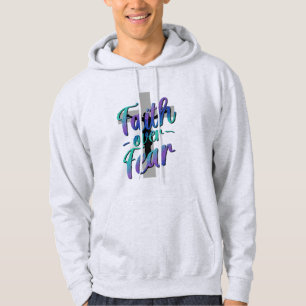 Förtroende över rädslan för suicide Awareness Kor  Hoodie