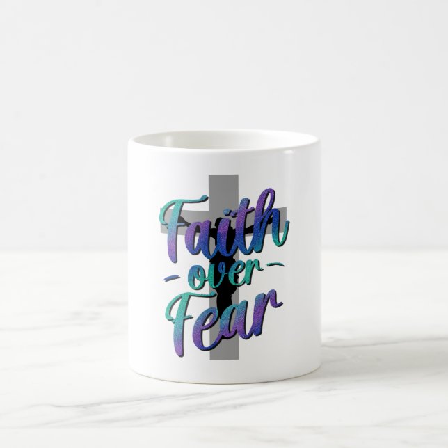 Förtroende över rädslan för suicide Awareness Kor  Kaffemugg (Center)