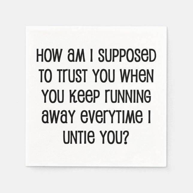 Förtroende Pappersservett (Framsidan)