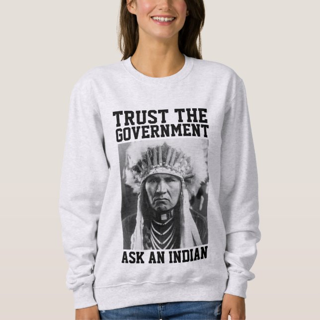 FÖRTROENDE REGERINGEN INDIAN T-SHIRTS TETS (Framsida)