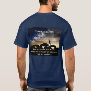 Förtroende Ursprungligt döende foto Navy Blue Funn T Shirt