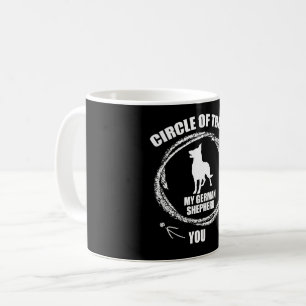 Förtroendecirkel för min tyska herde kaffemugg