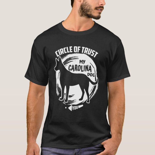 Förtroendecirkel Min Carolina Hund 2 T Shirt (Framsida)