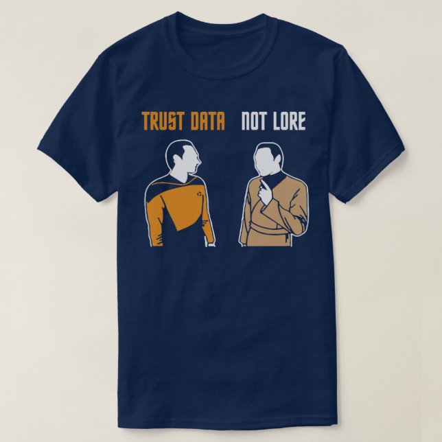 Förtroendedata är inte äldre t shirt (Design framsida)