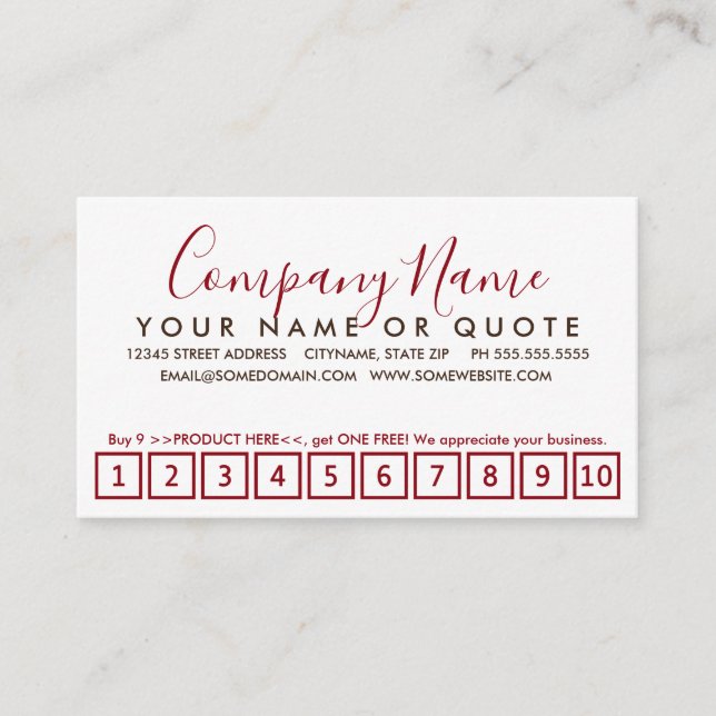 Förtroendekort för röda och chokladstroppar slår lojalitetskort (Framsida)