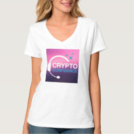 Förtroendepoddsändning av Crypto Crypto V-nacke T Shirt