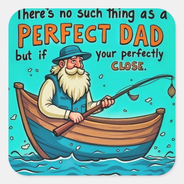 Förtroendeskapets perfekta resa fyrkantigt klistermärke (Framsida)