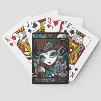 Förtrogen vän "för juvel- & Vern" Steampunk Casinokort
