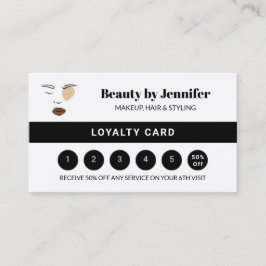 Förtrogenhet hos minsta möjliga konstnärer i ansik visitkort