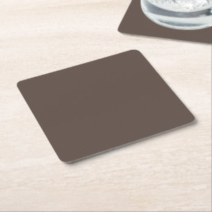 Förtrolig mot en Snyggt Brown Wall Underlägg Papper Kvadrat