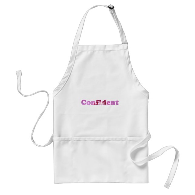 Förtrolig stavning med rosa blommor Aprons Förkläde (Framsidan)