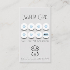 Förtrolighet för sällskapsdjur i tass visitkort