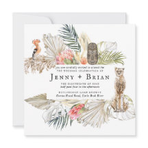 Förtrollad afrikansk safari | Boho botanisk bröllo