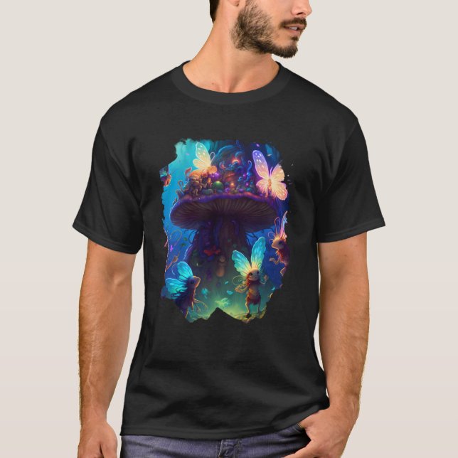 Förtrollad av feer från förtrollad sagoskog t shirt (Framsida)