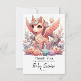 Förtrollad babystövel för Unicorn Tack Kort