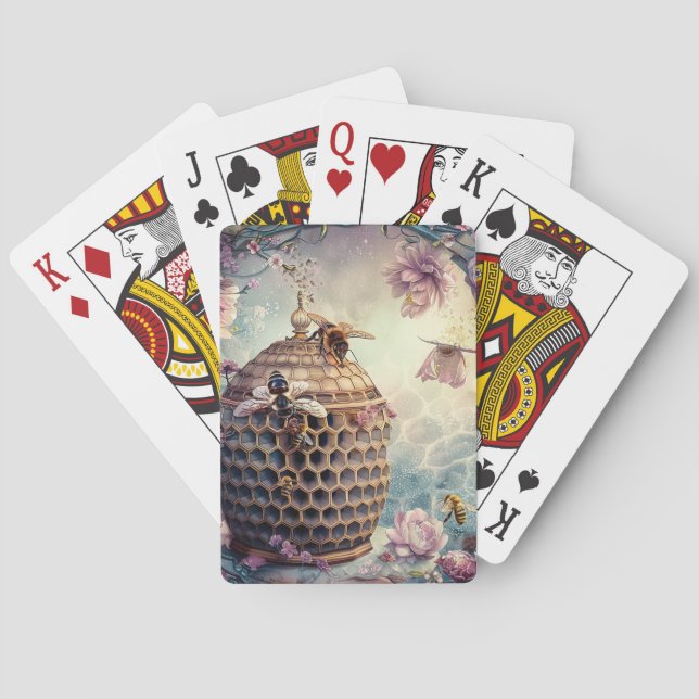 Förtrollad Bieträdgårds Fantasi (10) Casinokort (Baksidan)