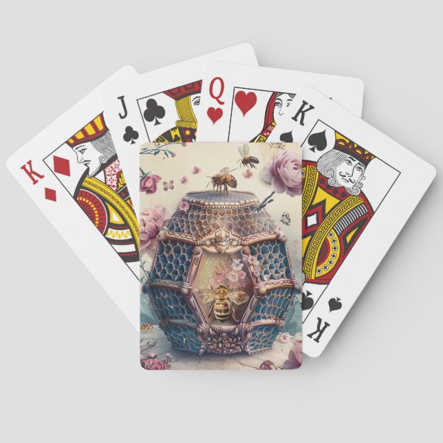 Förtrollad Bieträdgårds Fantasi (11) Casinokort (Baksidan)