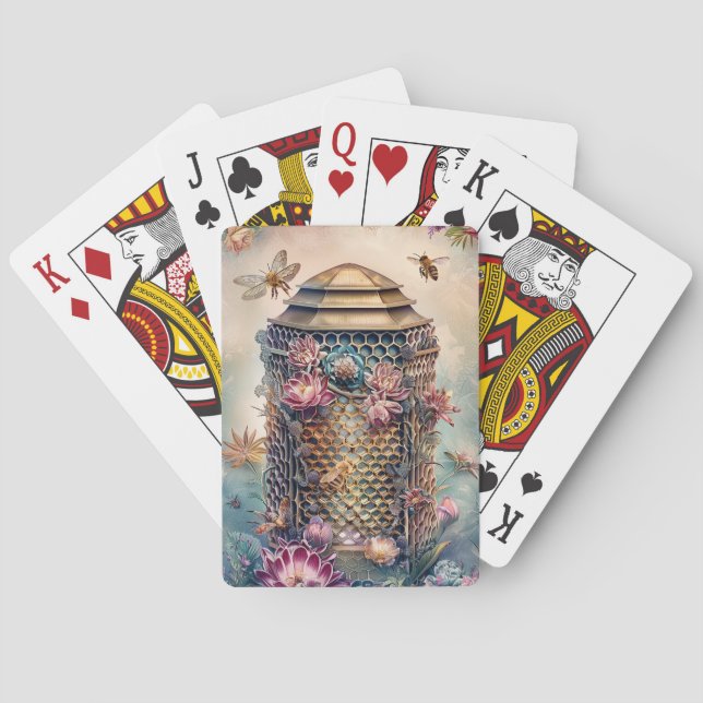 Förtrollad Bieträdgårds Fantasi (1) Casinokort (Baksidan)