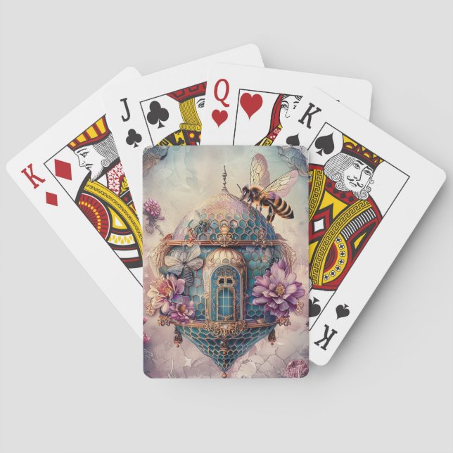 Förtrollad Bieträdgårds Fantasi (2) Casinokort (Baksidan)