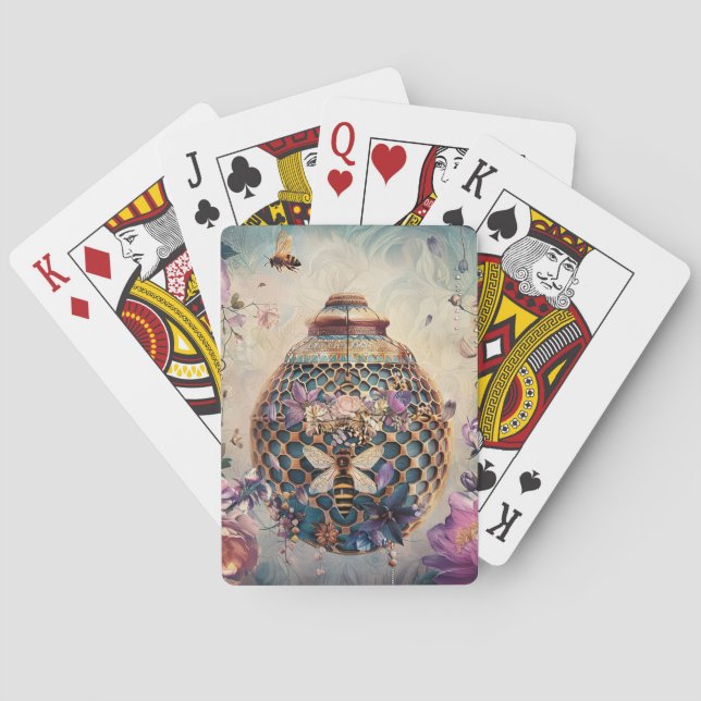 Förtrollad Bieträdgårds Fantasi (6) Casinokort (Baksidan)