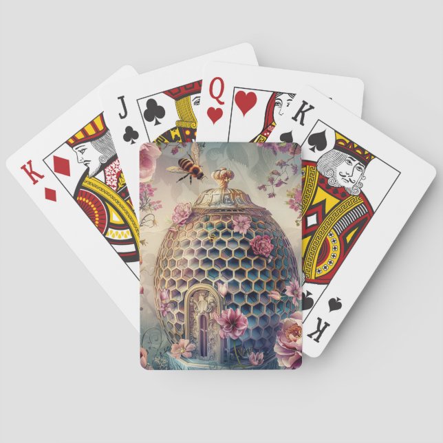 Förtrollad Bieträdgårds Fantasi (7) Casinokort (Baksidan)