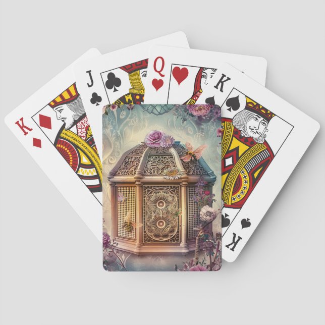 Förtrollad Bieträdgårds Fantasi (9) Casinokort (Baksidan)