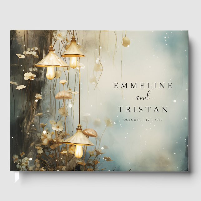 Förtrollad Bröllop Guest Bok (Framsida)