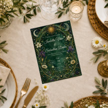 Förtrollad Celestial Art Nouveau Bröllop