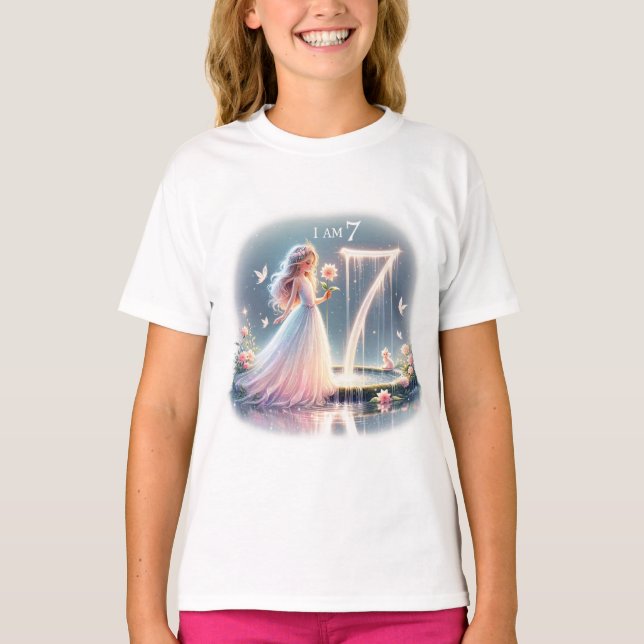 Förtrollad elegance: Firande sju T Shirt (Framsida)