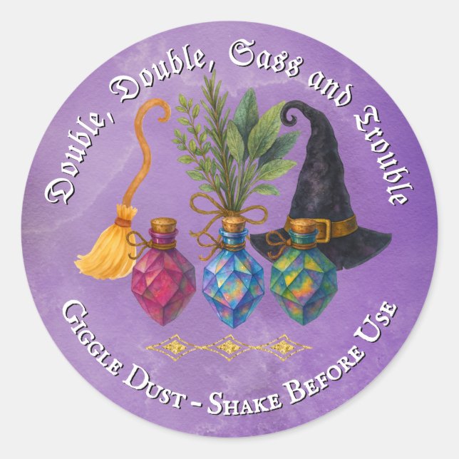 Förtrollad Elixir Etikett – Halloweenfest (Framsida)