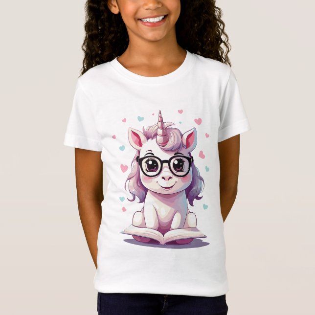 Förtrollad enhörning t-shirt design (Framsida)