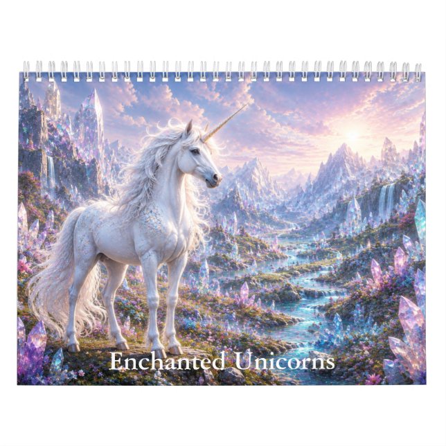 Förtrollad Enhörningskalender  Kalender (Omslag)