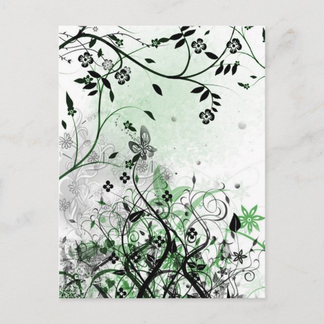 Förtrollad Garden - vykort (Framsida)