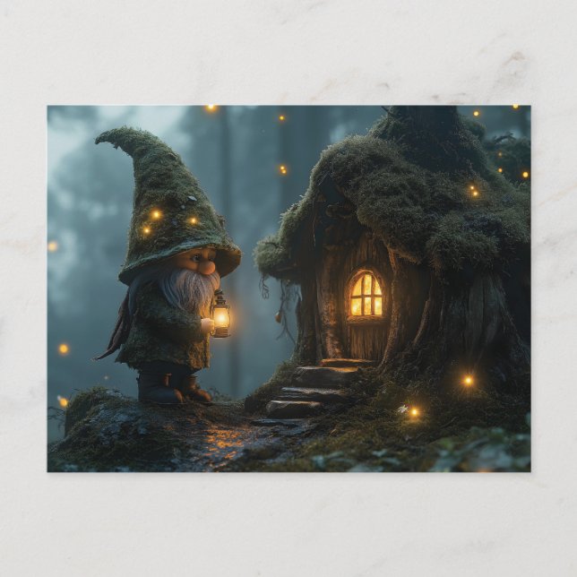 Förtrollad getstuga i Moonlight: Fantasy Vykort (Framsida)