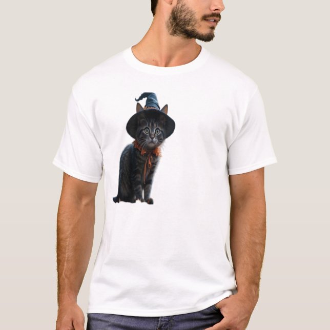 Förtrollad Halloween-natt överstor t-shirt (Framsida)