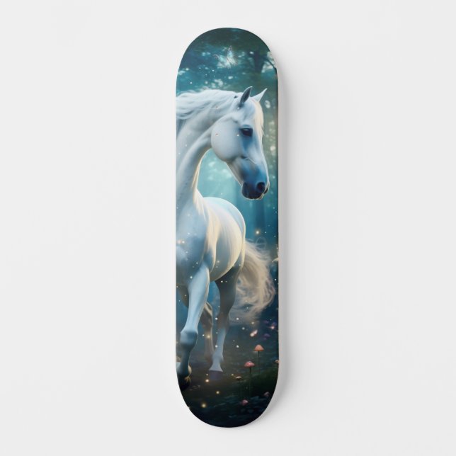 Förtrollad häst mini skateboard bräda 18,5 cm (Framsida)