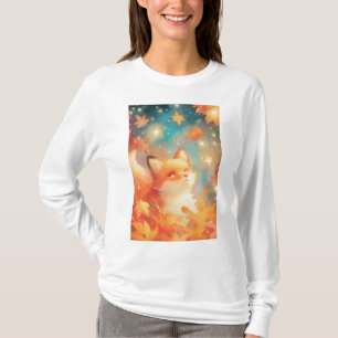 Förtrollad höst med räv t shirt