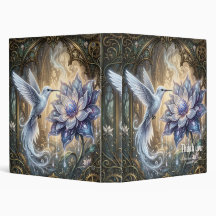 Förtrollad kolibri & månblomma.