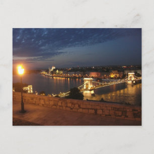 Förtrollad kväll i Budapest Vykort