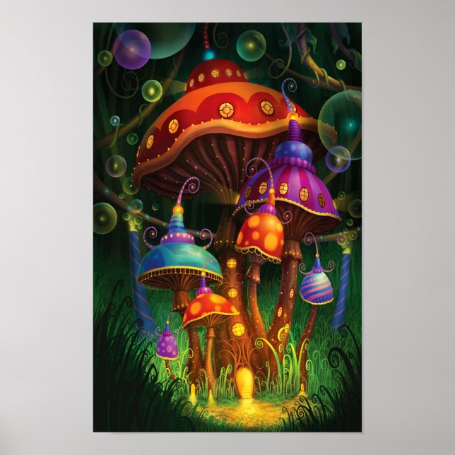 Förtrollad kvällning poster (Framsidan)