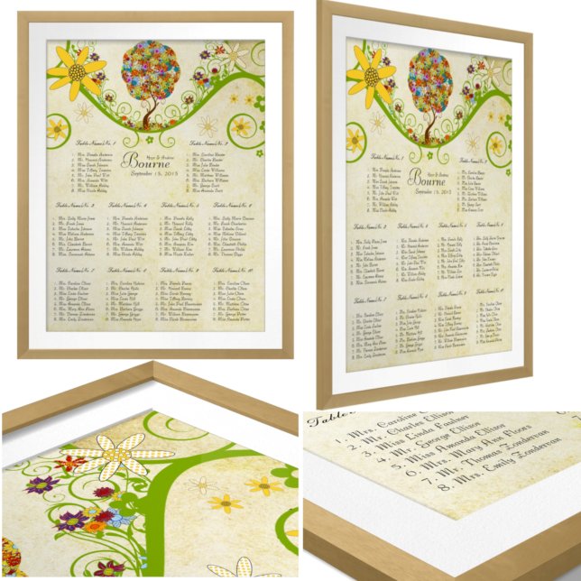 Förtrollad lapptäcke blommig sagoträd poster (Skapare uppladdad)