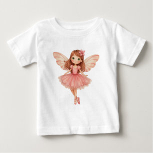 Förtrollad lille Rosa Fairy T Shirt