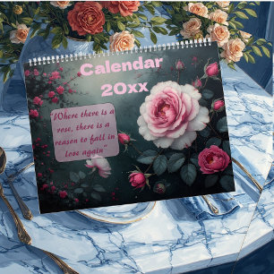 Förtrollad Rosenträdgård Blommar Året Runt Natur Kalender